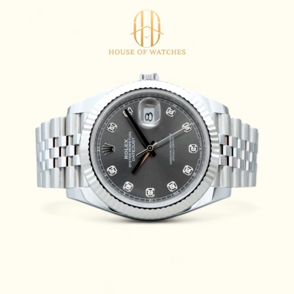 Rolex Datejust 41 Slate Grey Diamond Jubilee 126334