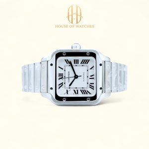Cartier Santos De Cartier Medium Model Silver WSSA0029