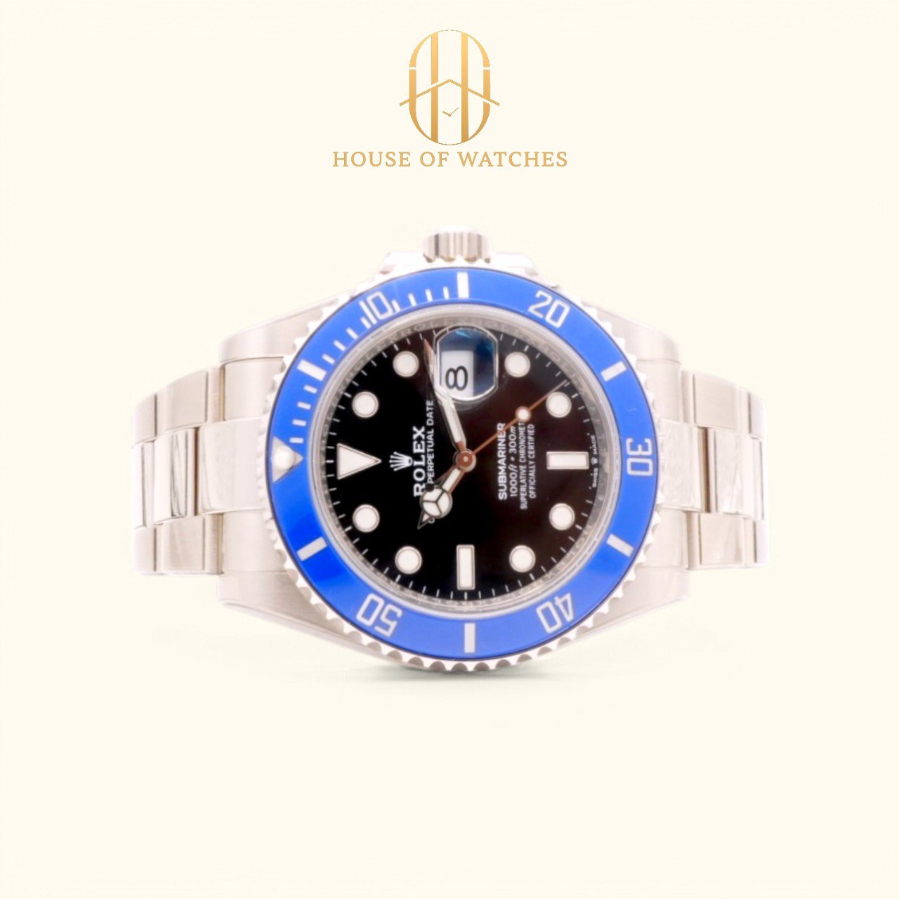 Rolex Submariner Black Cookie Monster 41 Oyster 126619LB White Gold