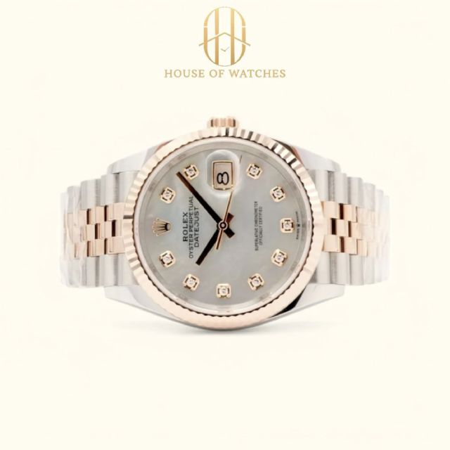 Rolex Datejust 36 Mother of Pearl MOP Diamond Jubilee 126231