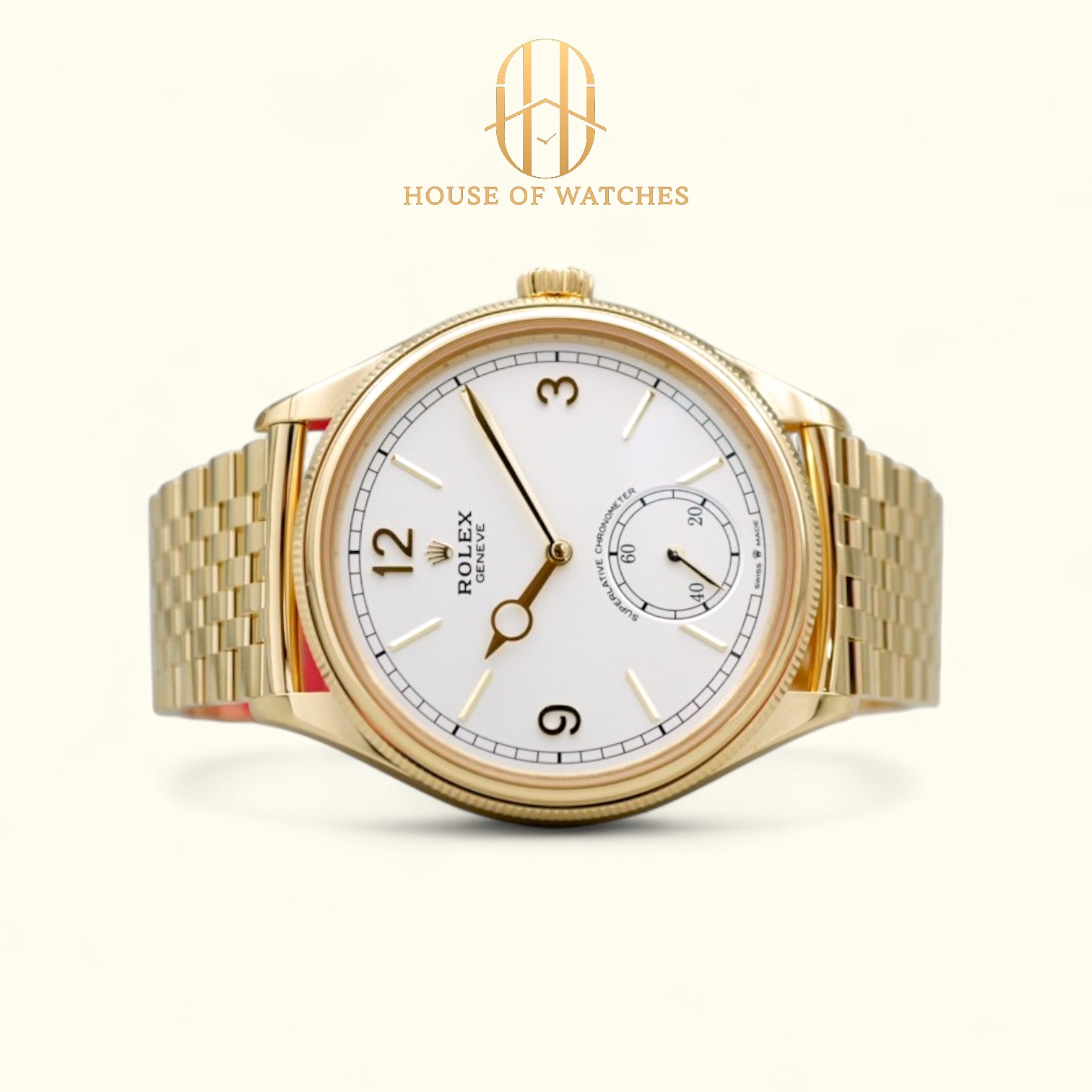Rolex 1908 White Settimo Bracelet 52508