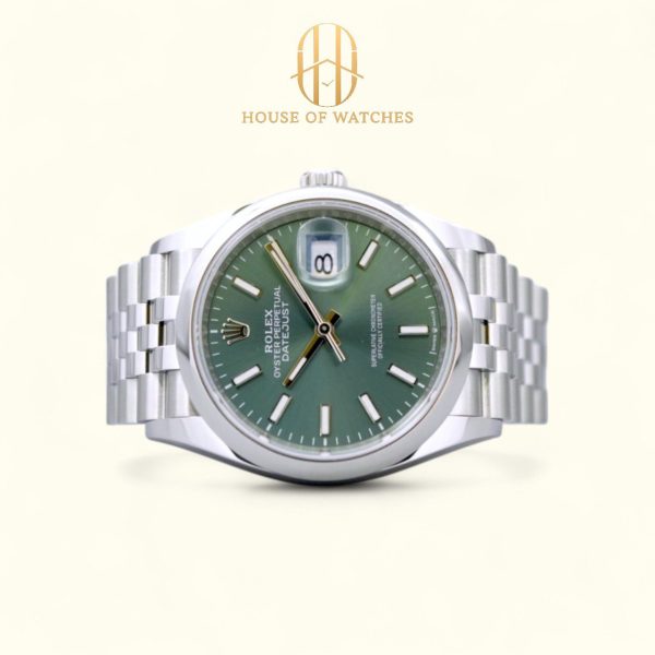 ROLEX DATEJUST 36 MINT GREEN JUBILEE 126200