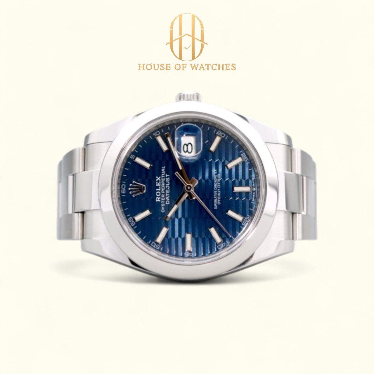 Rolex Datejust 41 Blue Motif Oyster 126300