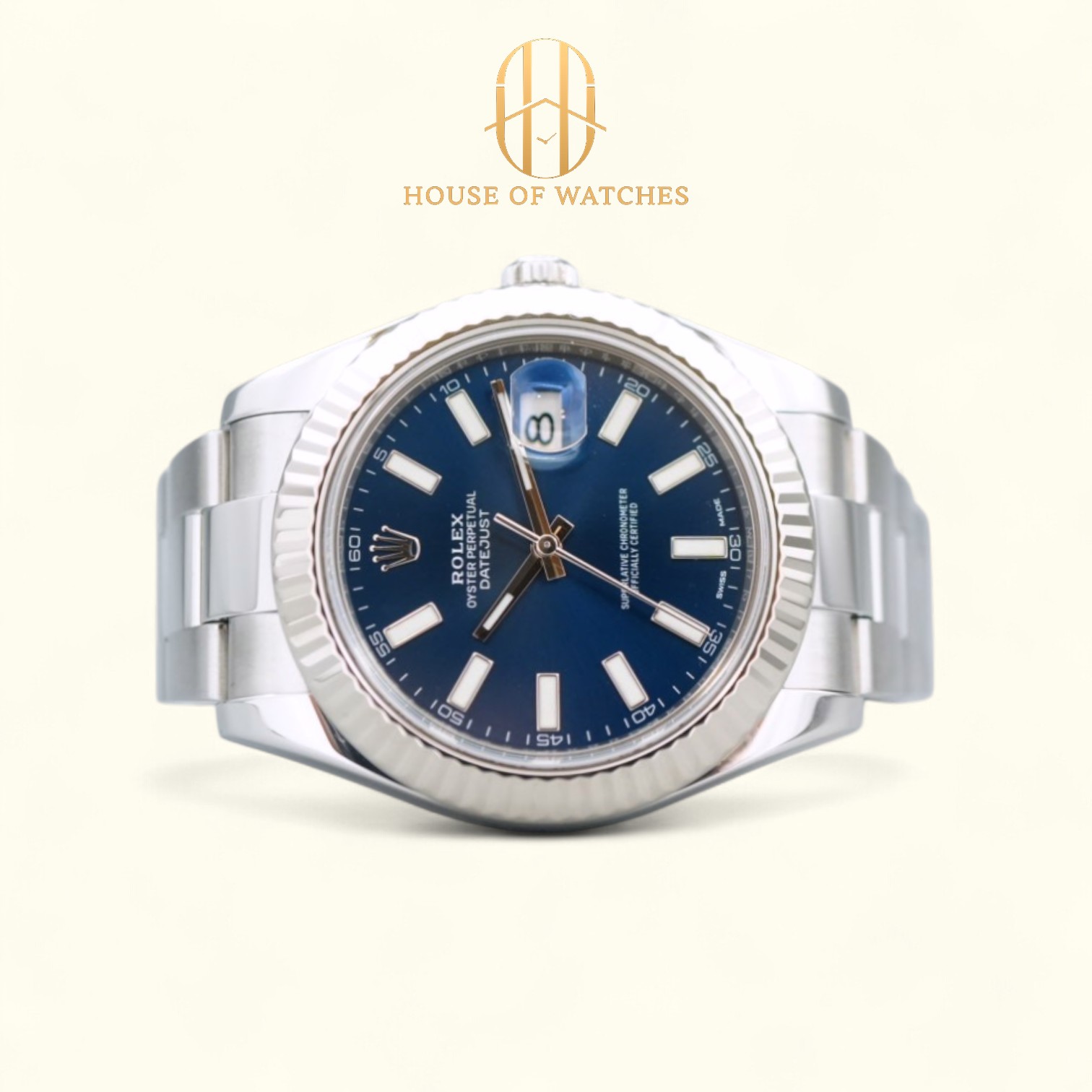Rolex Datejust 41 Blue Index Oyster 116334