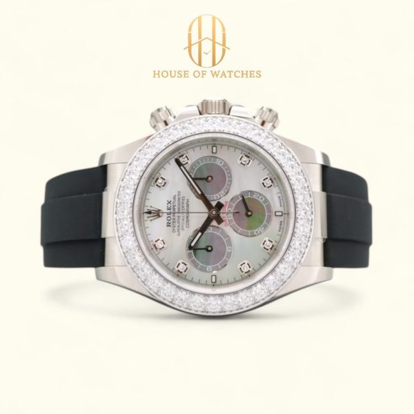 Rolex Daytona White MOP Diamond OysterFlex 126589RBR