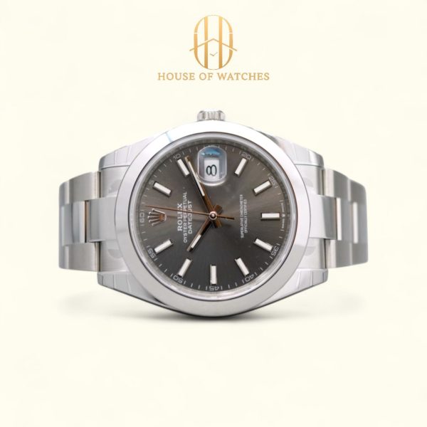 Rolex Datejust 41 Slate Grey Index Oyster 126300