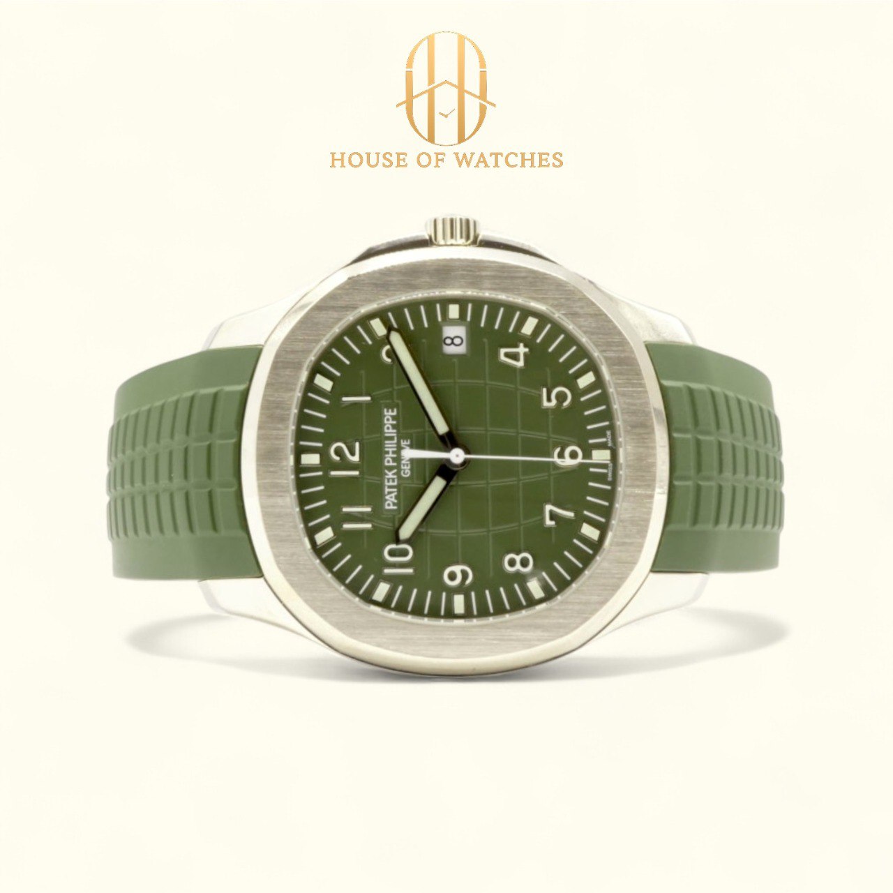 Patek Philippe Aquanaut Khaki Green Rubber 5168G-010