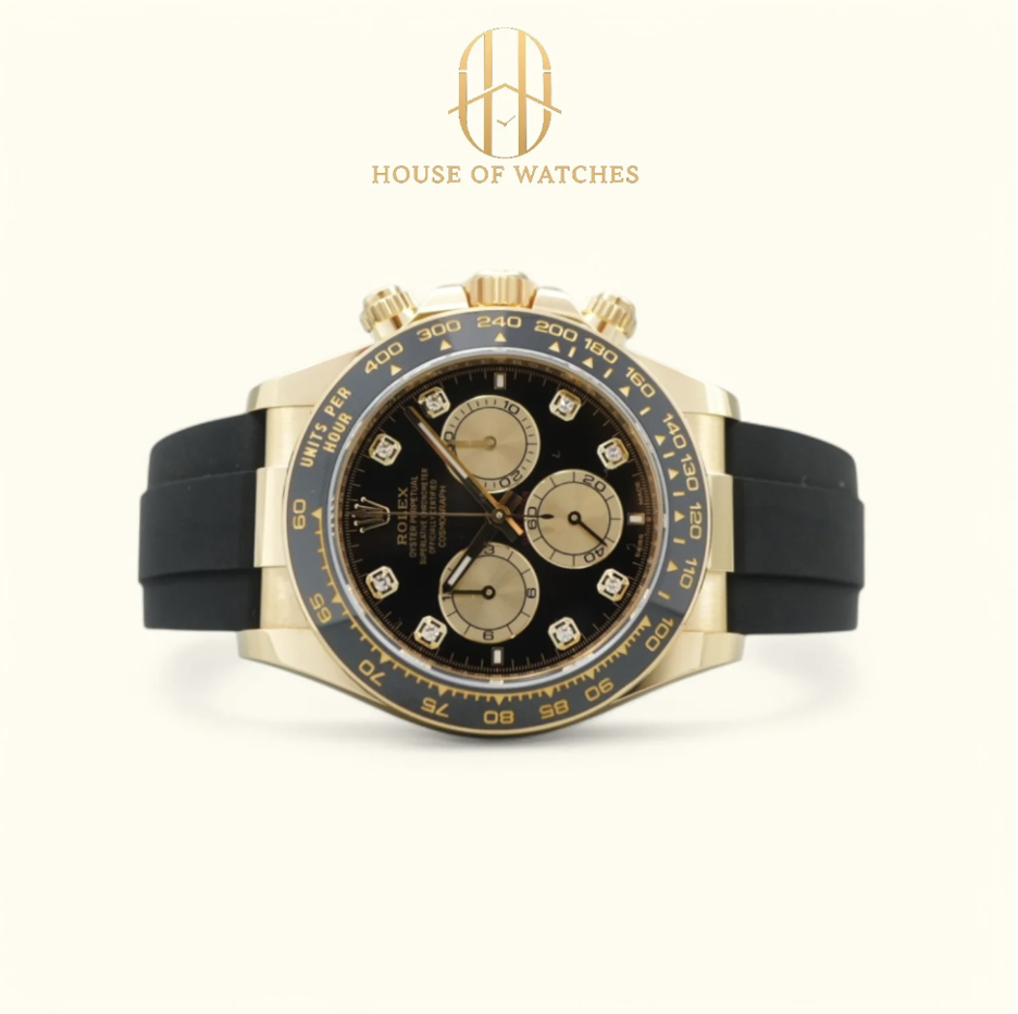 Rolex Daytona Black Diamond Oysterflex 126518LN