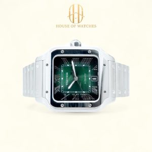 Cartier Santos de Cartier – Green Dial Large WSSA0062.jpg.jpg