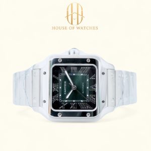 Cartier Santos de Cartier – Green Dial Medium WSSA0061.jpg