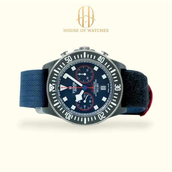 Tudor Pelagos FXD Chrono Blue 43 “Alinghi Red Bull Racing Edition” Fabric 25807KN