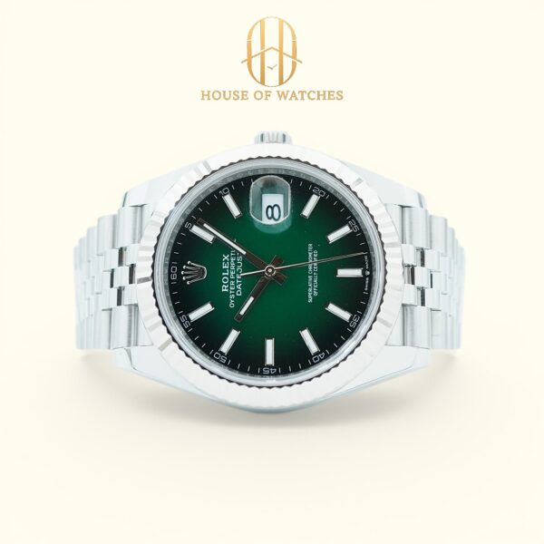 Rolex Datejust 41 Green Ombre Jubilee 126334
