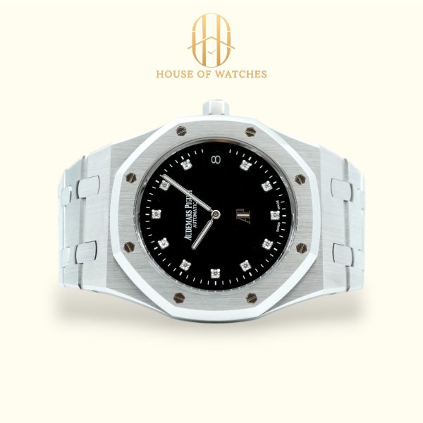 Audemars Piguet Royal Oak "Jumbo" Extra-Thin 39 Black Onyx Diamond 15206PT "Limited Edition"
