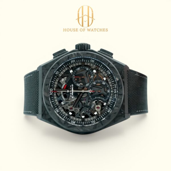 Zenith Defy El Primero 21 Carbon 44 Black Openworked Rubber 10.9000.9004/96.R921