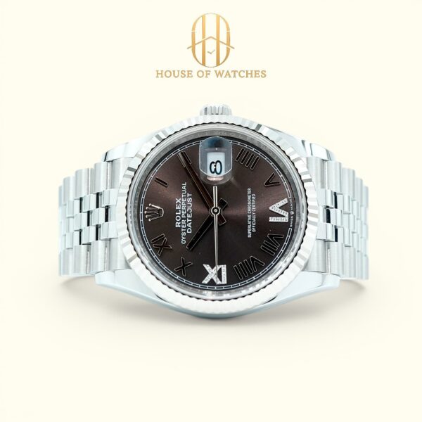 Rolex Datejust 36 Dark Grey VI IX Diamond Jubilee 126234