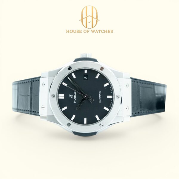Hublot Classic Fusion 42 Black Titanium Alligator Strap 542.NX.1171.LR