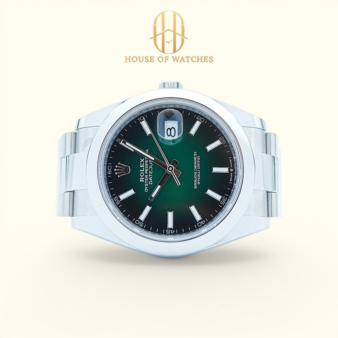 Rolex Datejust 41 Green Ombre Oyster 126300