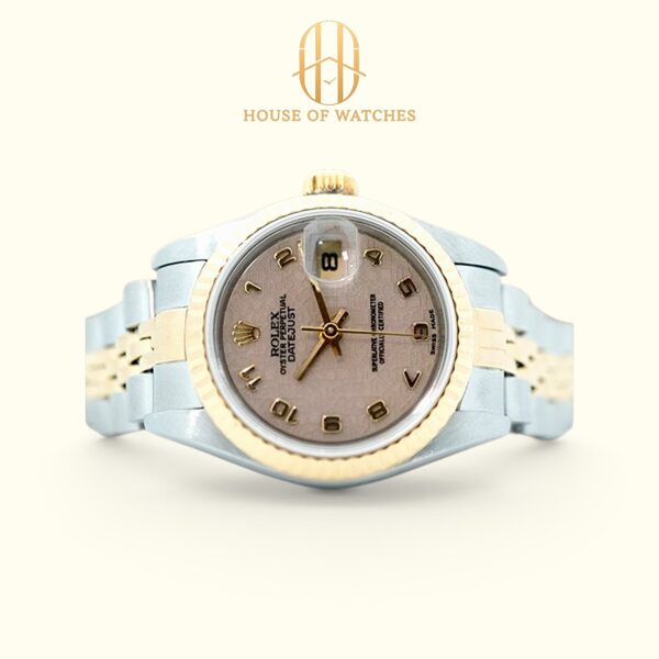 Rolex Datejust 26 Cream Computer Arabic Jubilee 69173