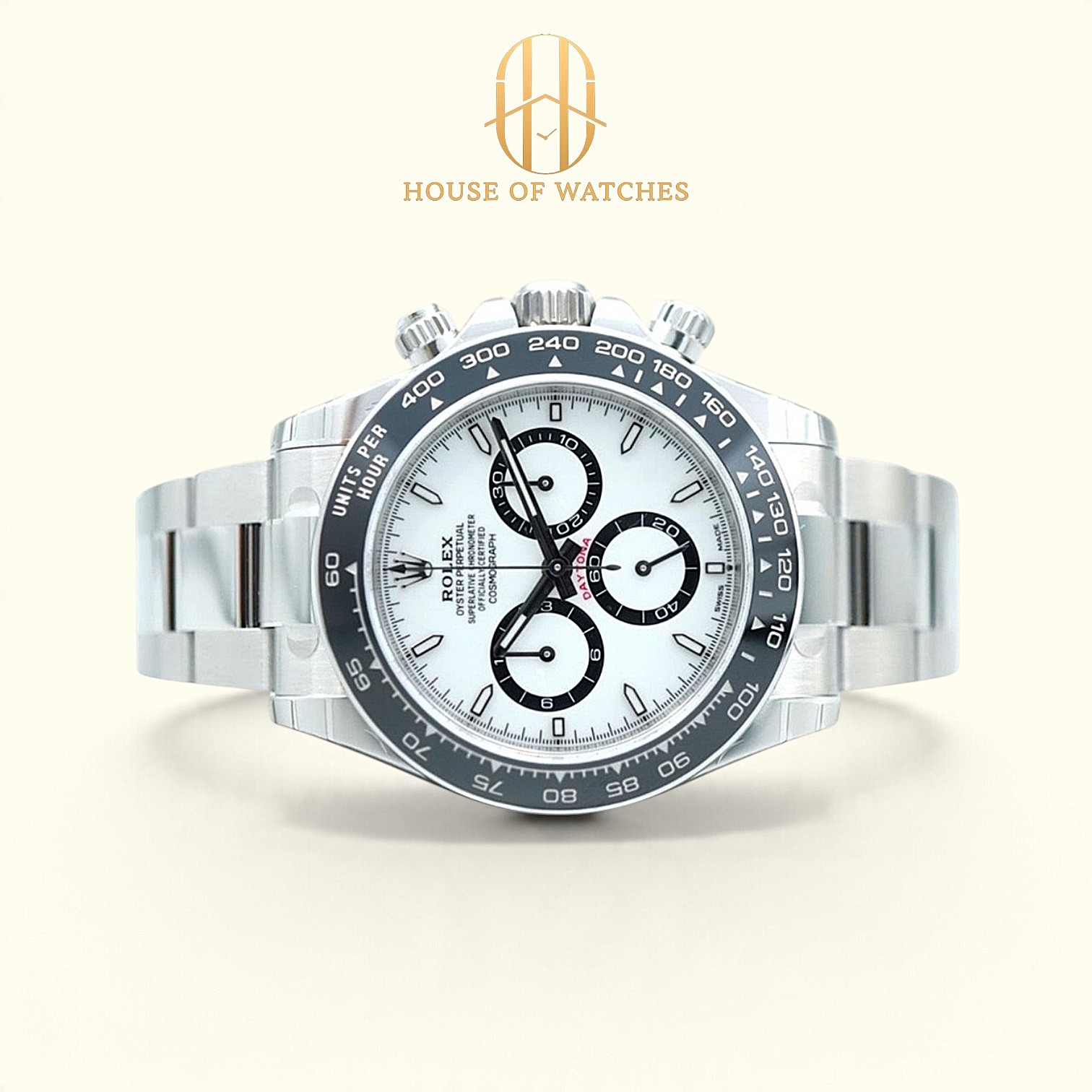 126500LN White Panda Oyster