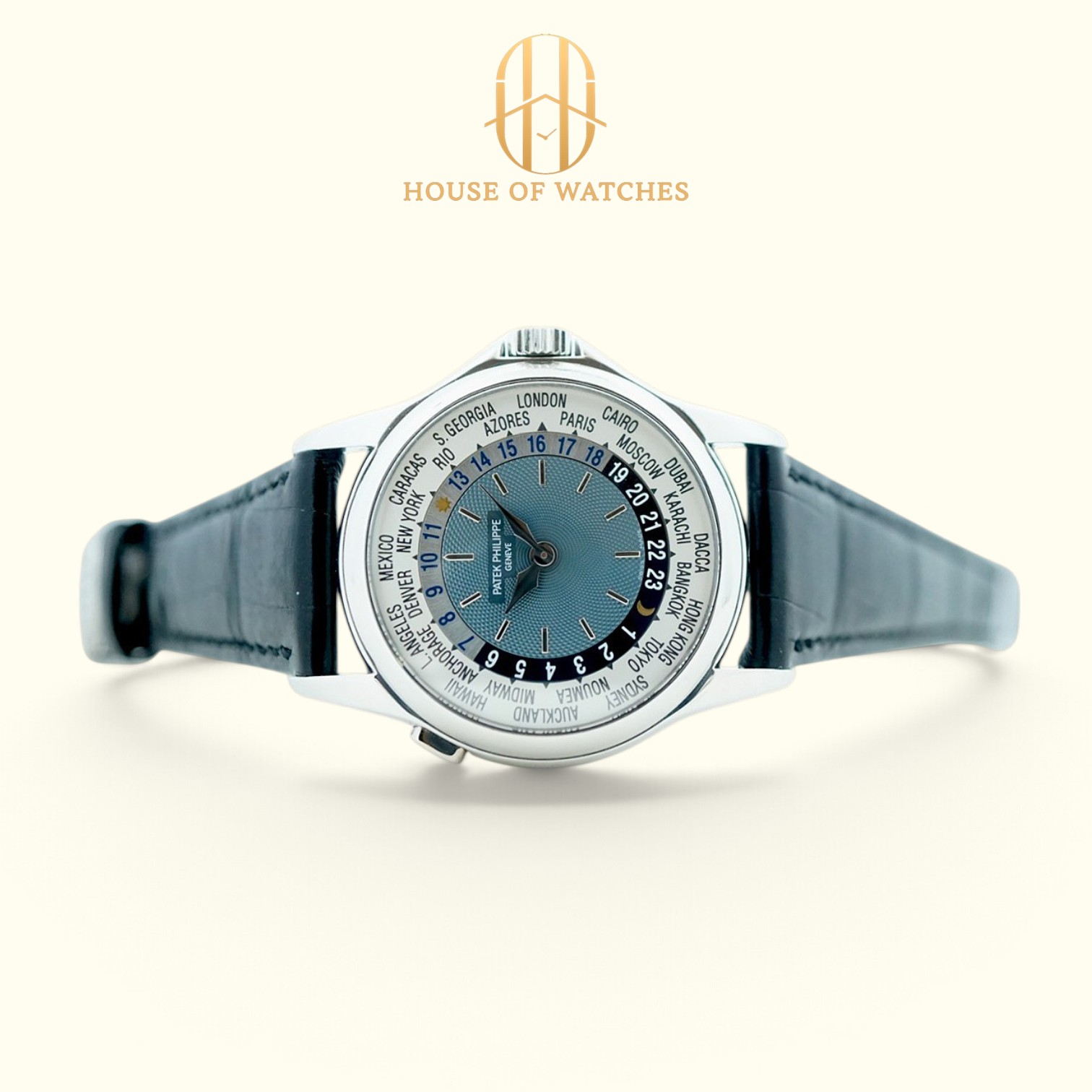 5110P Blue Alligator Strap