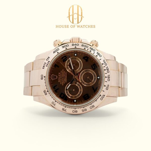 Rolex Daytona Chocolate Arabic Oyster 116505