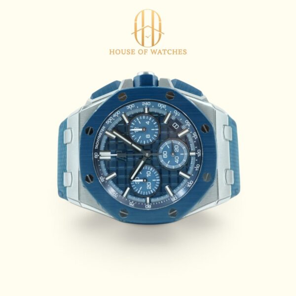 Audemars Piguet Royal Oak Offshore Chronograph 43 Bleu Nuit Leather 26420SO