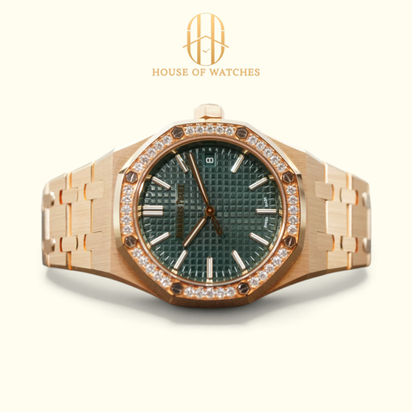 Audemars Piguet Royal Oak 37 Khaki Green "50TH Anniversary" 15551OR