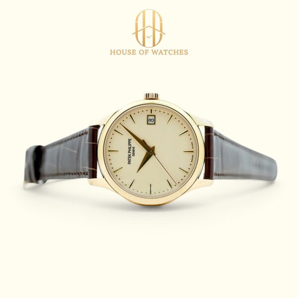 Patek Philippe Calatrava 39 Ivory Alligator 5227J-001