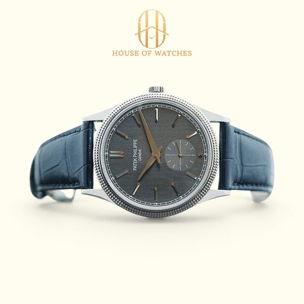 Patek Philippe Calatrava 39 Charcoal Gray Alligator 6119G-001